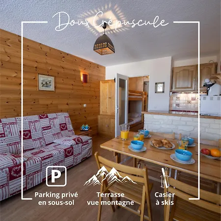 Doux Crepuscule - Au Bord Des Pistes - Parking Apartmán *